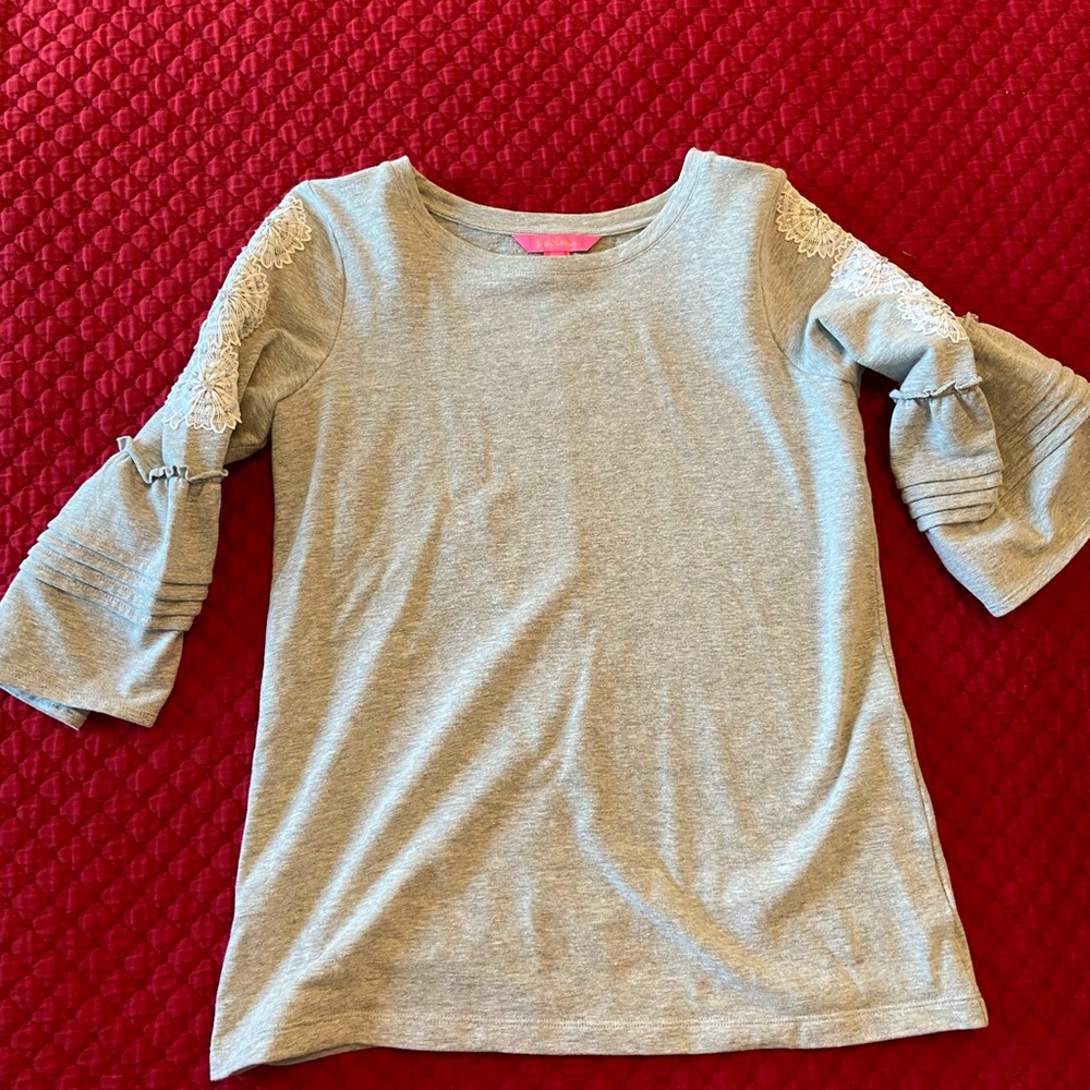 Lilly Pulitzer Fatima Embellished Top Sweatshirt